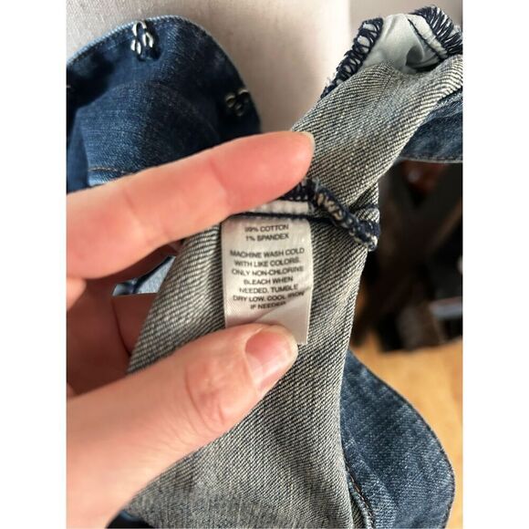 White House black market jacket Jean size 0 - Picture 4 of 5